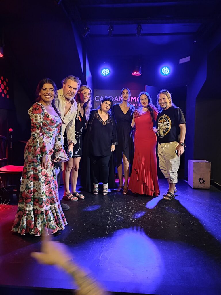 Maná en el escenario de Cardamomo Flamenco Madrid
