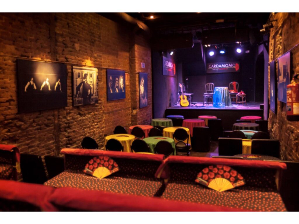 Sala de Cardamomo Flamenco desde la cabina del técnico de Sonido