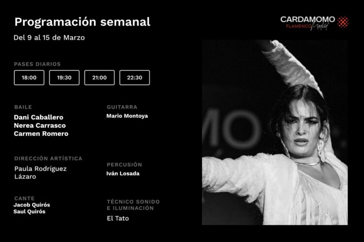 Programación Artística Cardamomo 9-15 Marzo