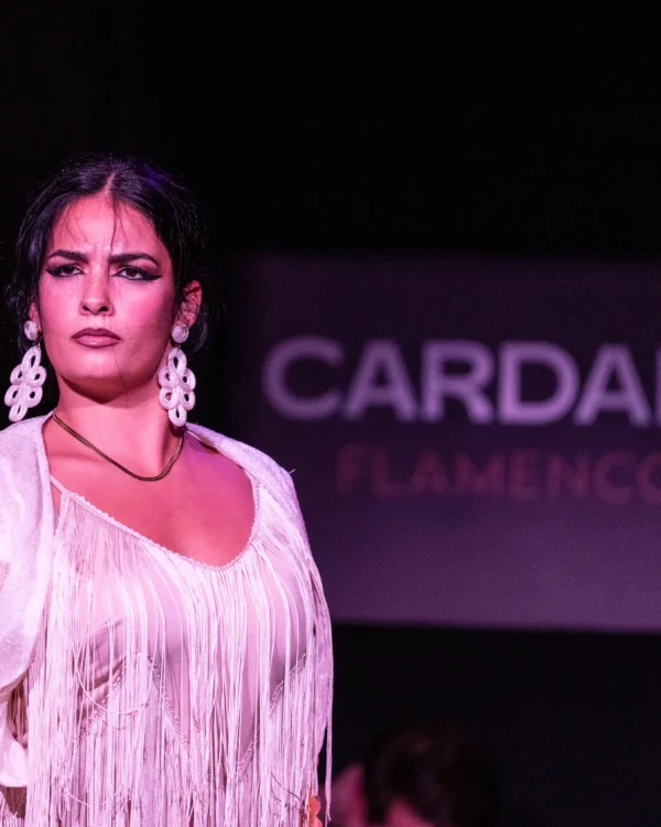 Nerea Carrasco sobre el escenario de Cardamomo Flamenco Madrid